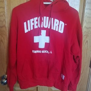 Trendy Lifeguard Hoodie from Pompano Beach Florida